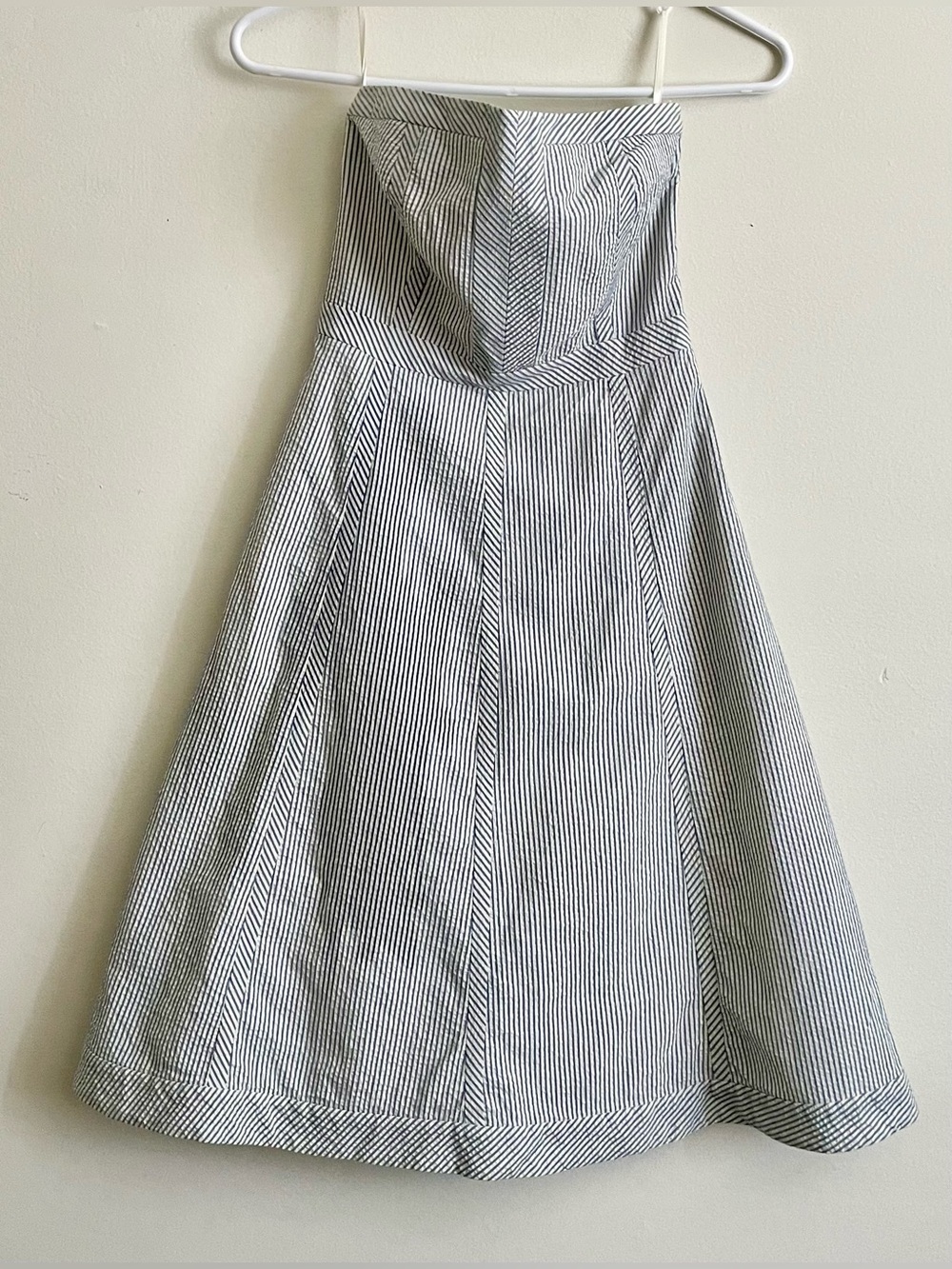 🐚 Banana Republic Strapless Seersucker Dress 🐚